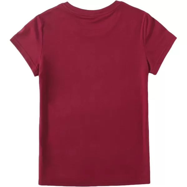 SweatyRocks Women's Heart Print T Shirts Summer Funny Short Sleeve Tops