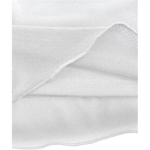 SweatyRocks Women's High Waist Mesh Bikini Bottom Frill Solid Beachwear Casual Bathing Shorts