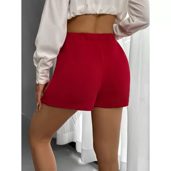 SweatyRocks Women's High Waisted Asymmetrical Wrap Hem Glitter Skorts Skirt with Shorts