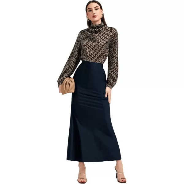 SweatyRocks Women's High Wasit Mermaid Skirt Bodycon Long Maxi Skirts