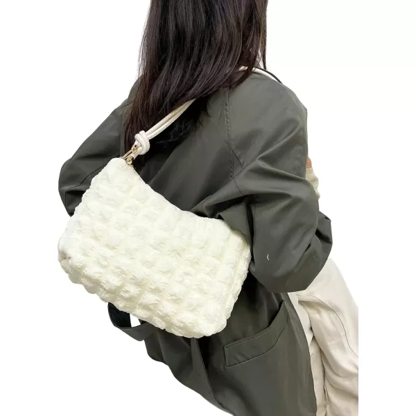 SweatyRocks Women's Hobo Purse Checkered Zip Up Shoulder Bag Casual Handbag