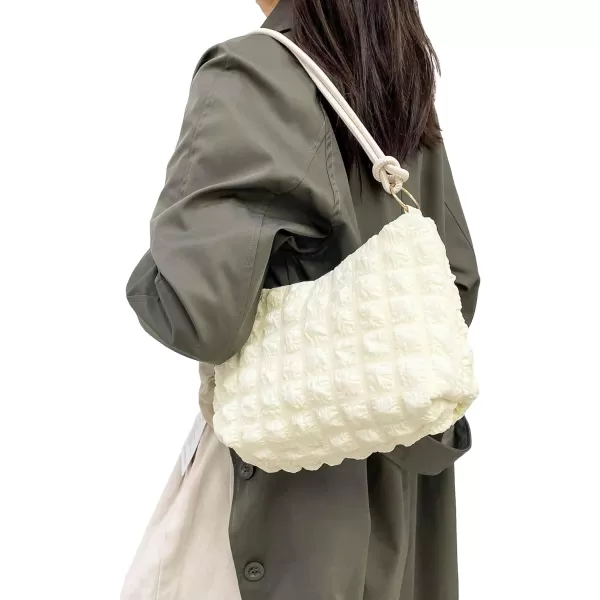 SweatyRocks Women's Hobo Purse Checkered Zip Up Shoulder Bag Casual Handbag