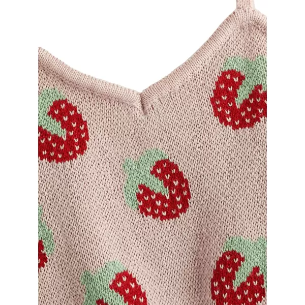SweatyRocks Women's Lace Patchwork Spaghetti Strap Crop Cami Cute Ribbed Knit Slim Fit V Neck Camisole Tank Tops
