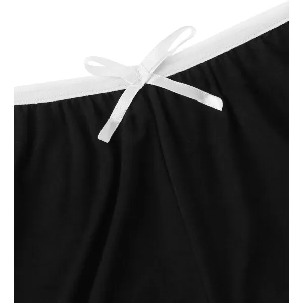 SweatyRocks Women's Lace Trim Underwear Lingerie Straps Bralette and Panty Set