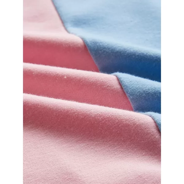 SweatyRocks Women's Letter Print Color Block Crop Sweatshirt Long Sleeve Pullover Tops