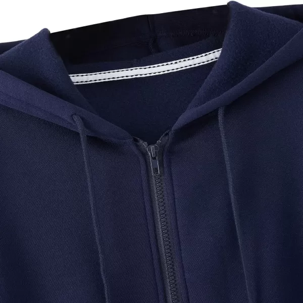 SweatyRocks Women's Long Sleeve Drawstring Full Zip Hooded Jacket Crop Sweatshirt