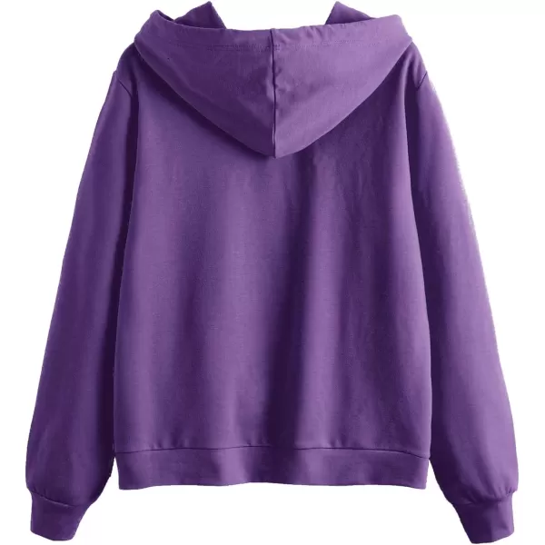 SweatyRocks Womens Long Sleeve Floral Print Pullover Hoodie Sweatshirt Tops
