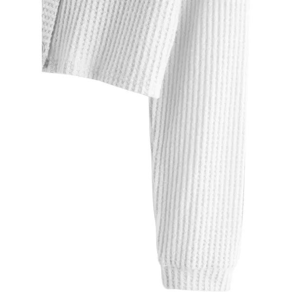 SweatyRocks Women's Long Sleeve Plaid Button Front V Neck Soft Knit Cardigan Sweaters