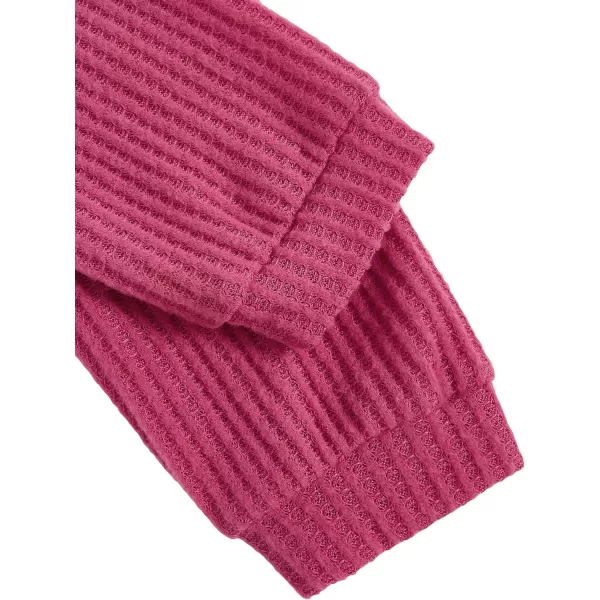 SweatyRocks Women's Long Sleeve Plaid Button Front V Neck Soft Knit Cardigan Sweaters
