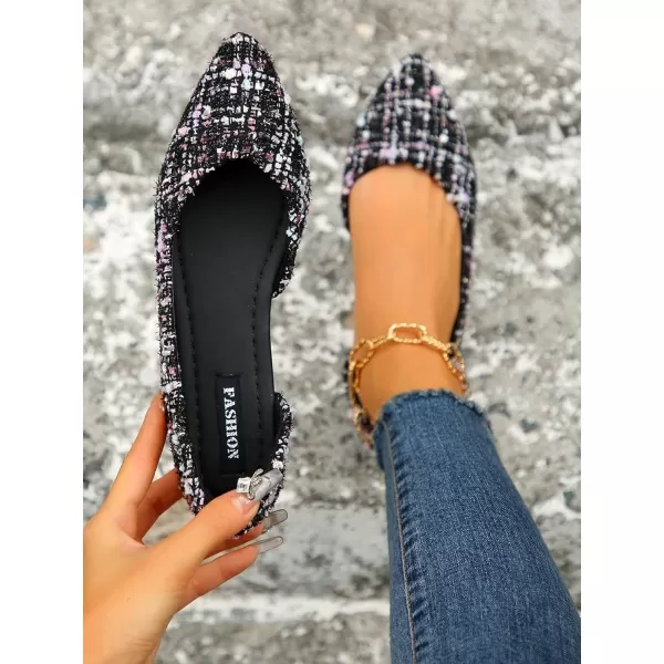 SweatyRocks Women's PU Leather Hollow Out Flat Sandals Closed Toe Outdoors Flat Shoes