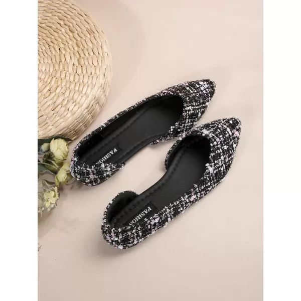 SweatyRocks Women's PU Leather Hollow Out Flat Sandals Closed Toe Outdoors Flat Shoes