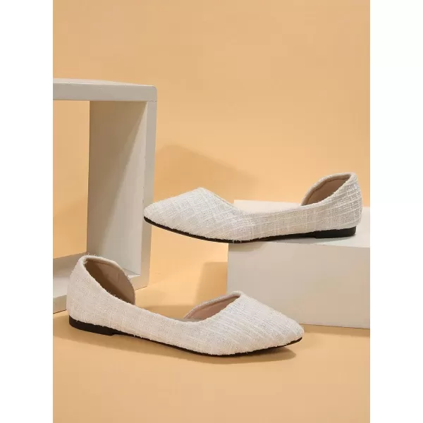 SweatyRocks Women's PU Leather Hollow Out Flat Sandals Closed Toe Outdoors Flat Shoes