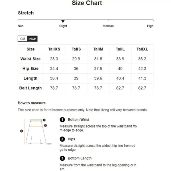 SweatyRocks Women's Paper Bag High Waist Skirt Slit Back Belted Midi Pencil Skirts