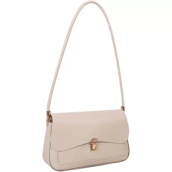 SweatyRocks Women's Retro Leather Flap Buckle Square Shoulder Bag Top Handle Small Clutch Purses