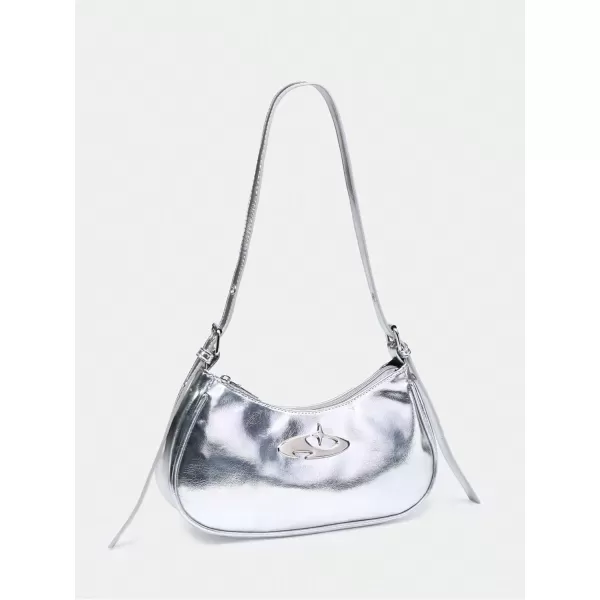 SweatyRocks Women's Retro Vintage Y2k Shoulder Bag Hobo Star Handbags Underarm Bag