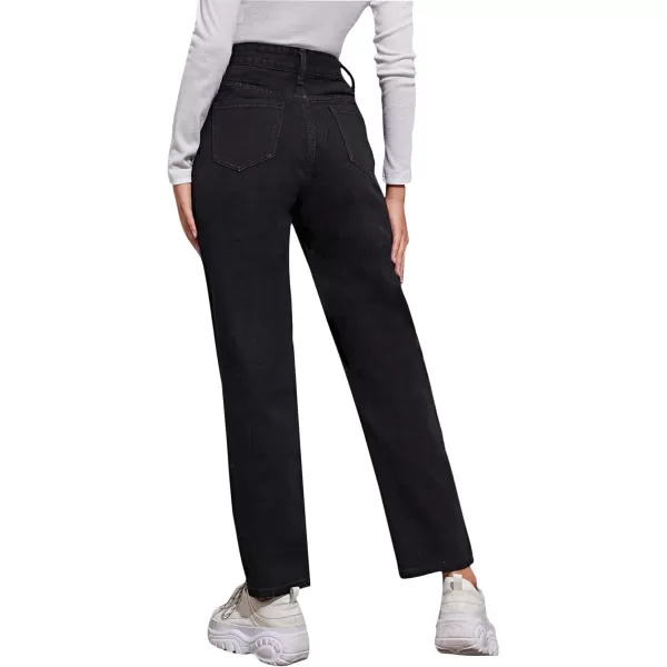 SweatyRocks Women's Ripped Boyfriend Jeans Distressed Denim Ankle Length Jeans
