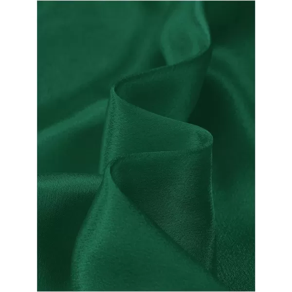 SweatyRocks Women's Ruffle Trim Silk Satin Long Skirt High Waist Elegant Party Skirts