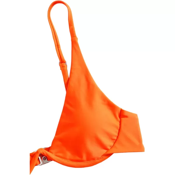 SweatyRocks Women's Sexy Bathing Suits Spaghetti Strap Floral Bikini Set Underwire Swimsuit