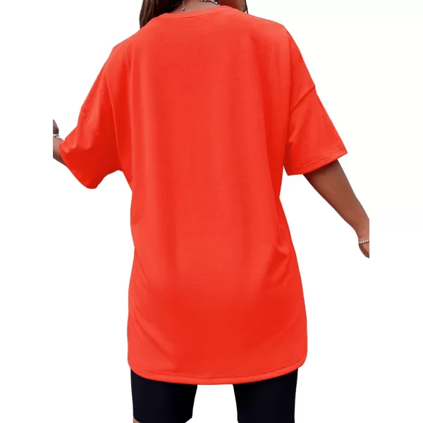 SweatyRocks Women's Short Sleeve Round Neck Tee Graphic Oversized T-Shirt