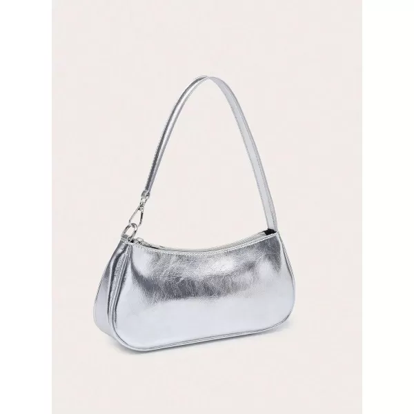 SweatyRocks Women's Shoulder Bags Classic Tote Handbag Mini Clutch Purse with Zipper