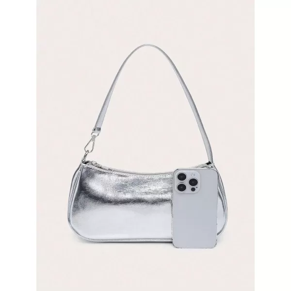 SweatyRocks Women's Shoulder Bags Classic Tote Handbag Mini Clutch Purse with Zipper