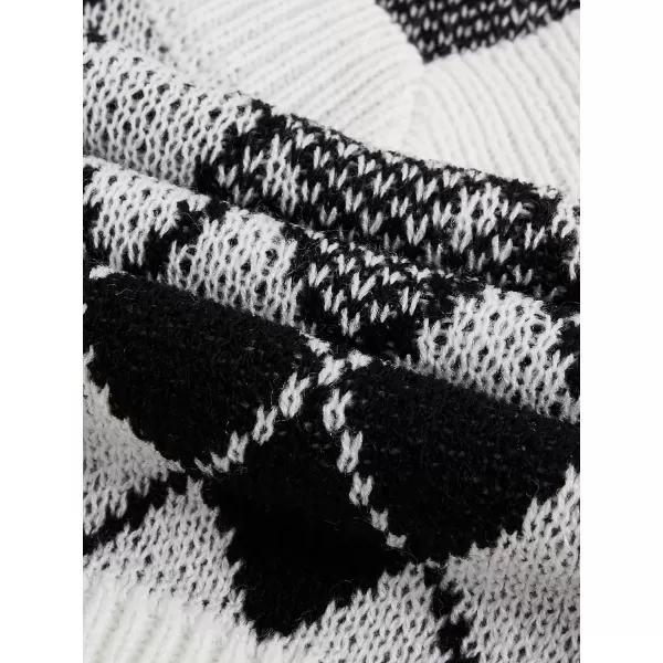 SweatyRocks Women's Sleeveless V Neck Knit Sweater Vest Skull Print Crop Tank Top