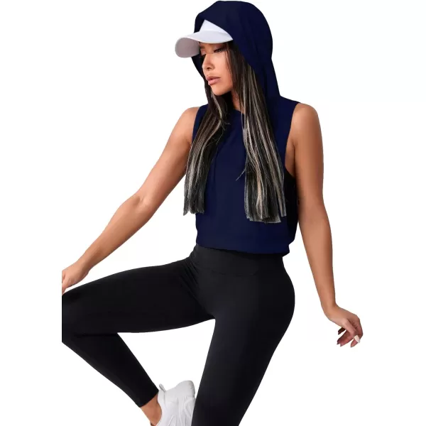 SweatyRocks Women's Sleeveless Workout Top Gym Activewear Crop Tank Top Open Side Shirt for Athletic Exercise Running