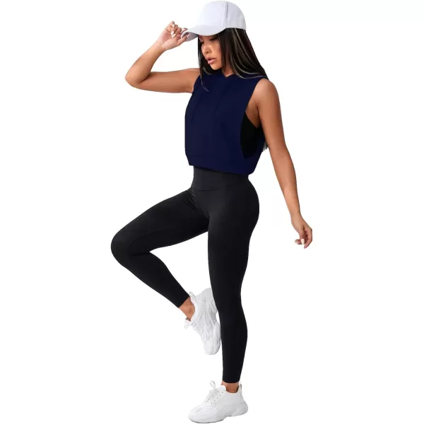 SweatyRocks Women's Sleeveless Workout Top Gym Activewear Crop Tank Top Open Side Shirt for Athletic Exercise Running