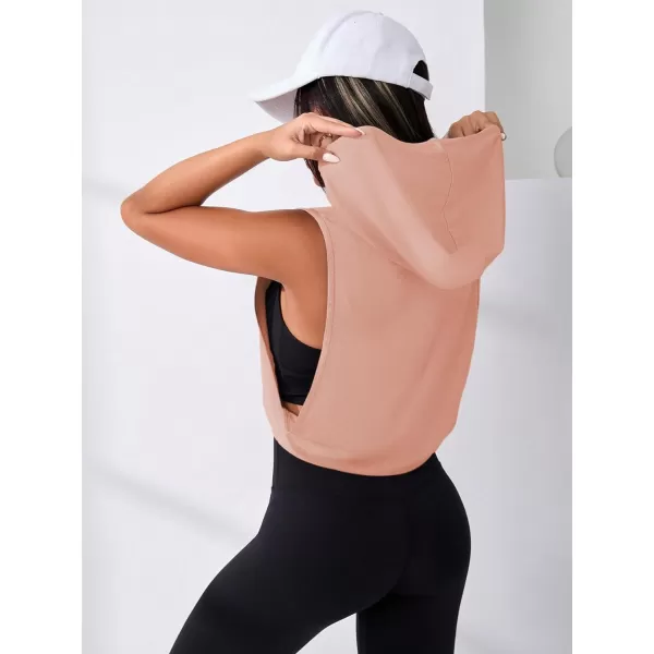 SweatyRocks Women's Sleeveless Workout Top Gym Activewear Crop Tank Top Open Side Shirt for Athletic Exercise Running