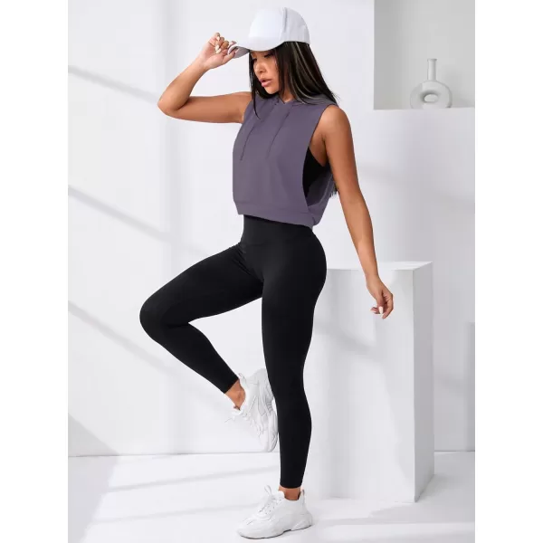 SweatyRocks Women's Sleeveless Workout Top Gym Activewear Crop Tank Top Open Side Shirt for Athletic Exercise Running