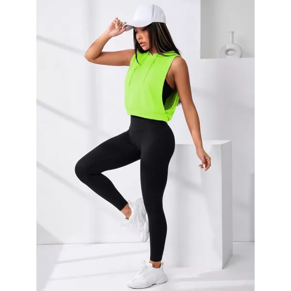 SweatyRocks Women's Sleeveless Workout Top Gym Activewear Crop Tank Top Open Side Shirt for Athletic Exercise Running