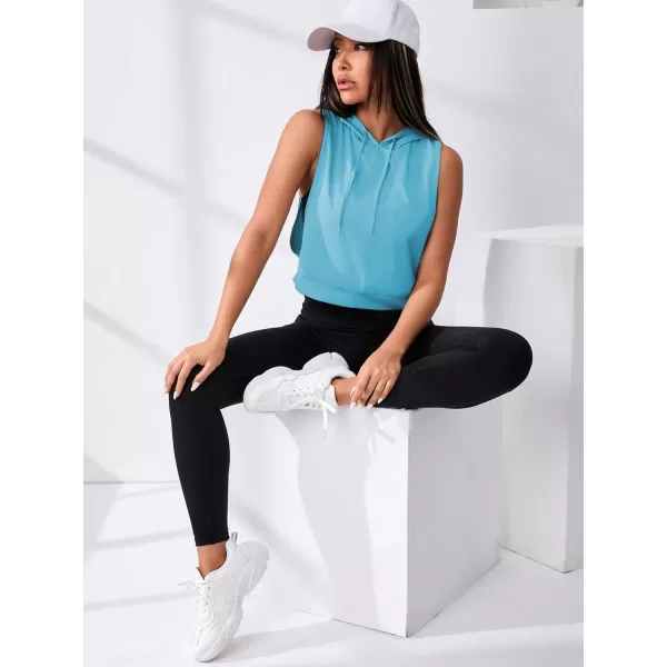 SweatyRocks Women's Sleeveless Workout Top Gym Activewear Crop Tank Top Open Side Shirt for Athletic Exercise Running