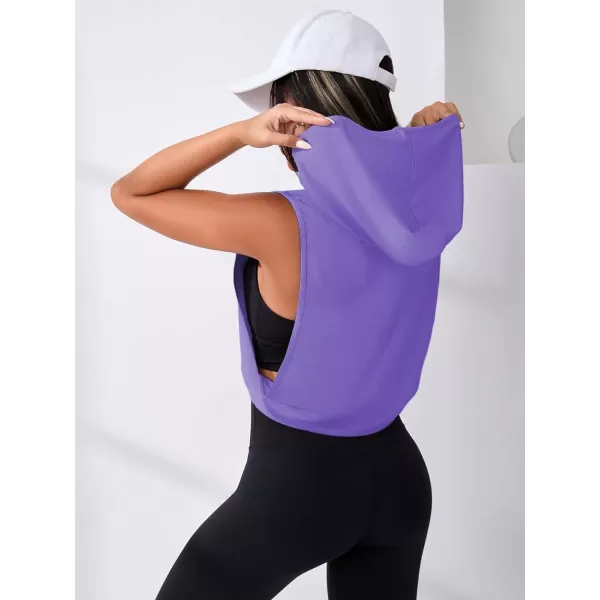 SweatyRocks Women's Sleeveless Workout Top Gym Activewear Crop Tank Top Open Side Shirt for Athletic Exercise Running