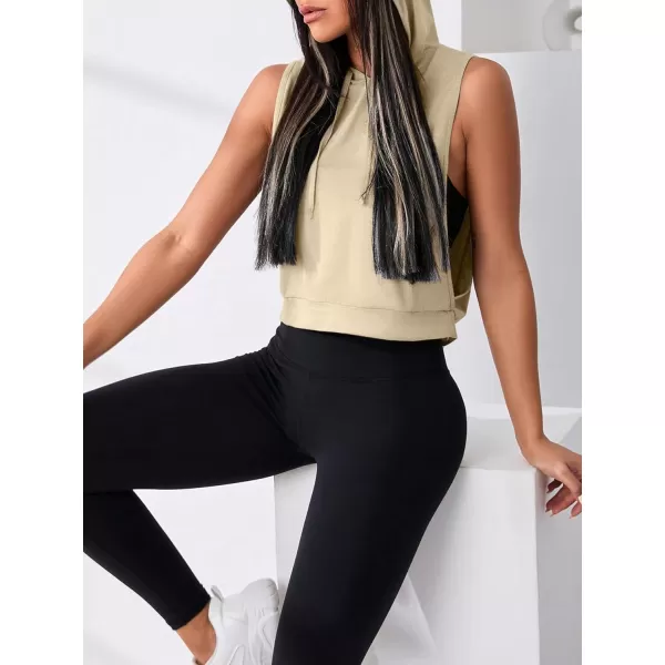 SweatyRocks Women's Sleeveless Workout Top Gym Activewear Crop Tank Top Open Side Shirt for Athletic Exercise Running