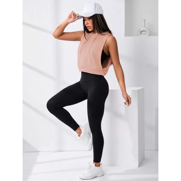 SweatyRocks Women's Sleeveless Workout Top Gym Activewear Crop Tank Top Open Side Shirt for Athletic Exercise Running