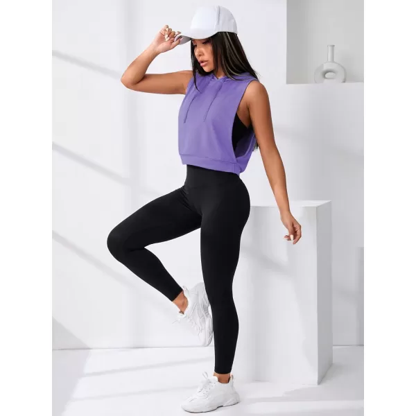 SweatyRocks Women's Sleeveless Workout Top Gym Activewear Crop Tank Top Open Side Shirt for Athletic Exercise Running