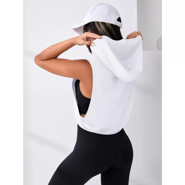 SweatyRocks Women's Sleeveless Workout Top Gym Activewear Crop Tank Top Open Side Shirt for Athletic Exercise Running