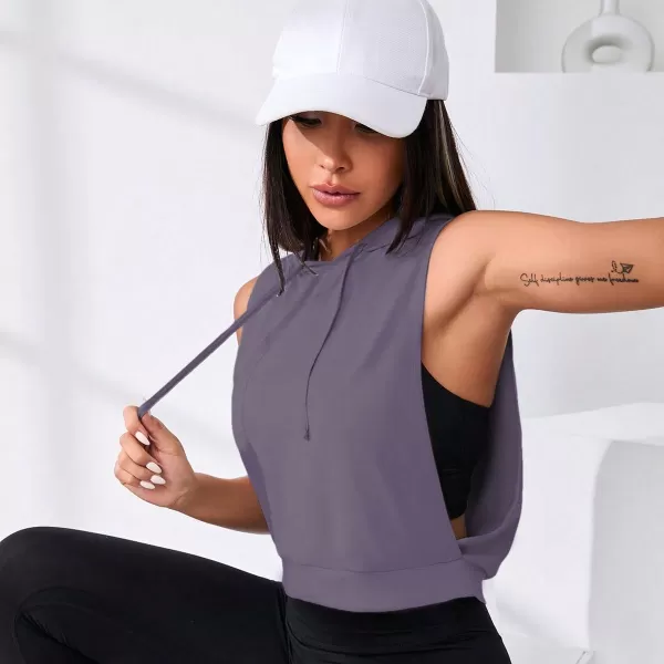 SweatyRocks Women's Sleeveless Workout Top Gym Activewear Crop Tank Top Open Side Shirt for Athletic Exercise Running