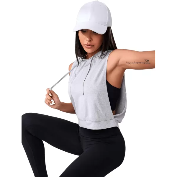 SweatyRocks Women's Sleeveless Workout Top Gym Activewear Crop Tank Top Open Side Shirt for Athletic Exercise Running