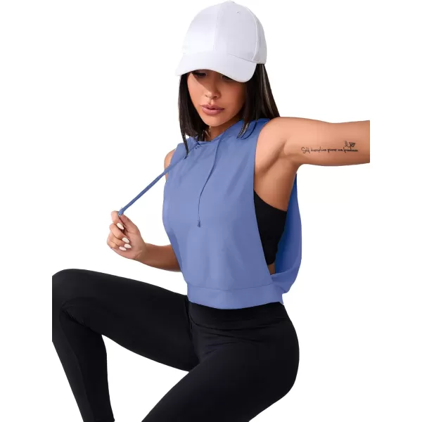 SweatyRocks Women's Sleeveless Workout Top Gym Activewear Crop Tank Top Open Side Shirt for Athletic Exercise Running