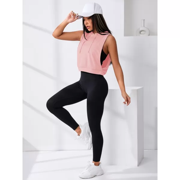 SweatyRocks Women's Sleeveless Workout Top Gym Activewear Crop Tank Top Open Side Shirt for Athletic Exercise Running