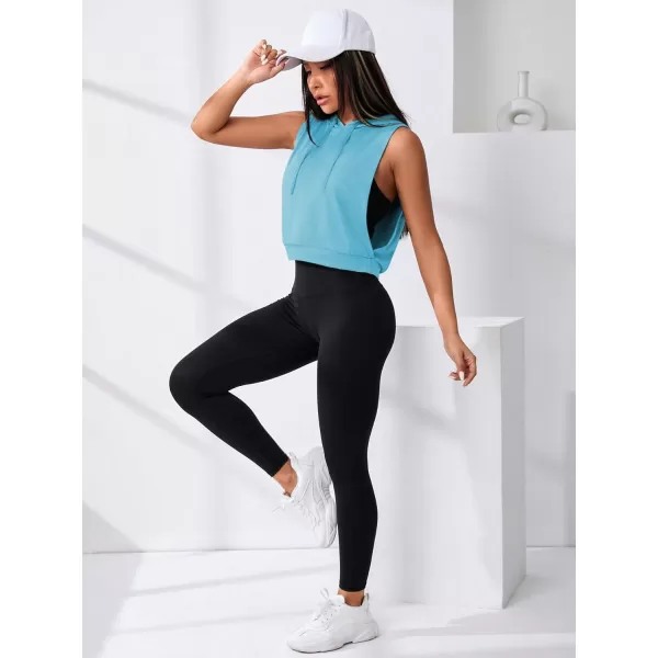 SweatyRocks Women's Sleeveless Workout Top Gym Activewear Crop Tank Top Open Side Shirt for Athletic Exercise Running