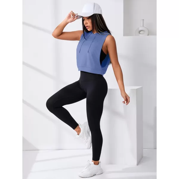 SweatyRocks Women's Sleeveless Workout Top Gym Activewear Crop Tank Top Open Side Shirt for Athletic Exercise Running