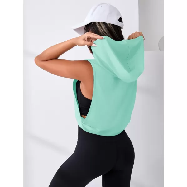 SweatyRocks Women's Sleeveless Workout Top Gym Activewear Crop Tank Top Open Side Shirt for Athletic Exercise Running