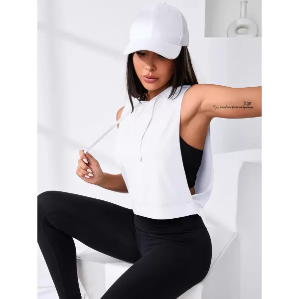 SweatyRocks Women's Sleeveless Workout Top Gym Activewear Crop Tank Top Open Side Shirt for Athletic Exercise Running