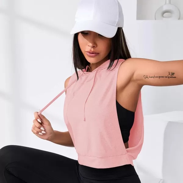 SweatyRocks Women's Sleeveless Workout Top Gym Activewear Crop Tank Top Open Side Shirt for Athletic Exercise Running