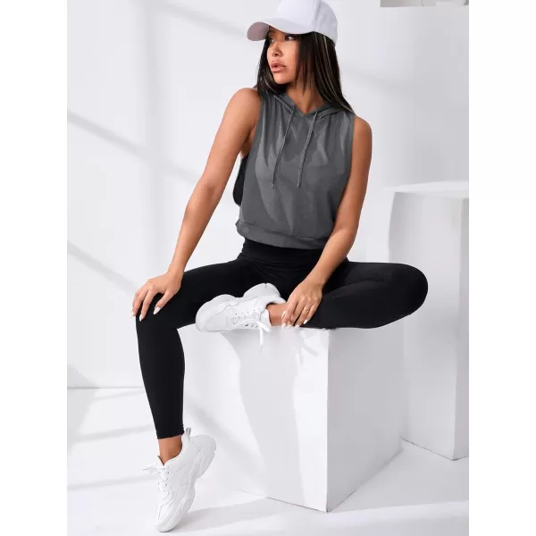 SweatyRocks Women's Sleeveless Workout Top Gym Activewear Crop Tank Top Open Side Shirt for Athletic Exercise Running