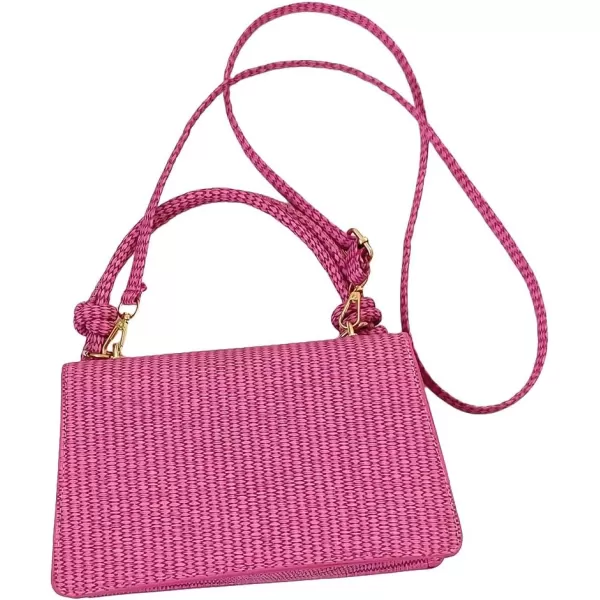 SweatyRocks Women's Small Tote Handbag Purse Knot Strap Simple Shoulder Crossbody Bag
