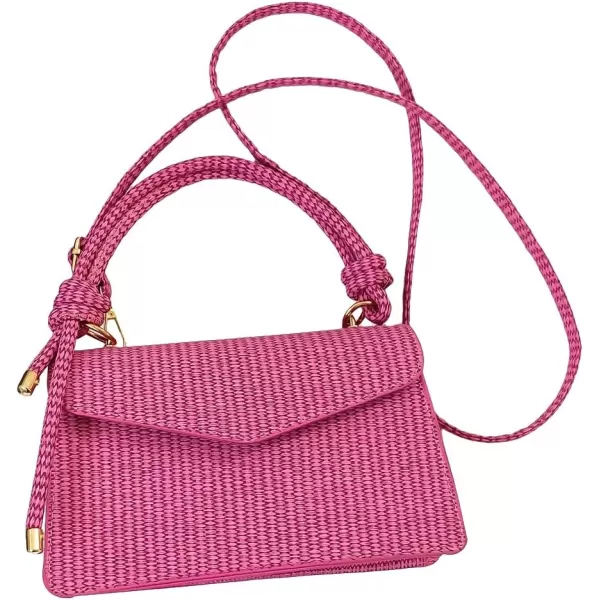 SweatyRocks Women's Small Tote Handbag Purse Knot Strap Simple Shoulder Crossbody Bag