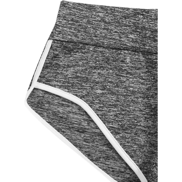 SweatyRocks Women's Sporty Elastic Waist Contrast Binding Booty Workout Biker Shorts